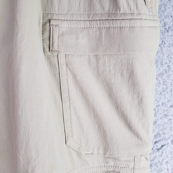 REI Co-op Pants Women’s Relaxed Convertible Size 16 Petite Khaki Stretch Cargo - Picture 9 of 16